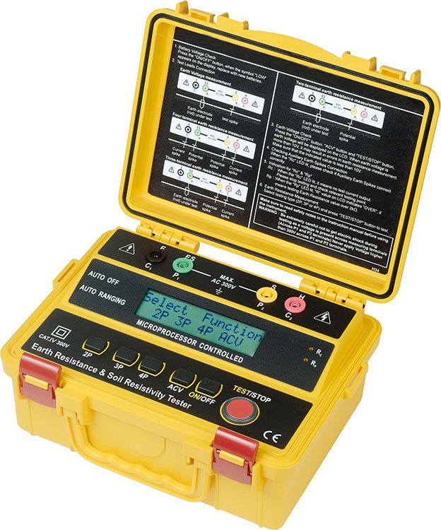 Earth resistance tester